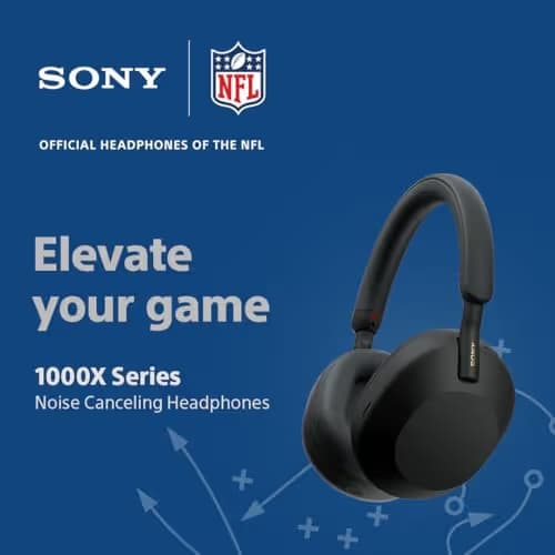 Sony XM5 Closed-Back Silver Headphones image