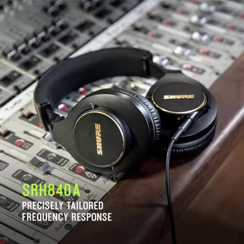 Shure SRH840A Closed-Back Headphones image