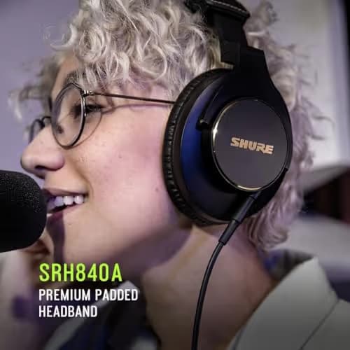 Shure SRH840A Closed-Back Headphones image