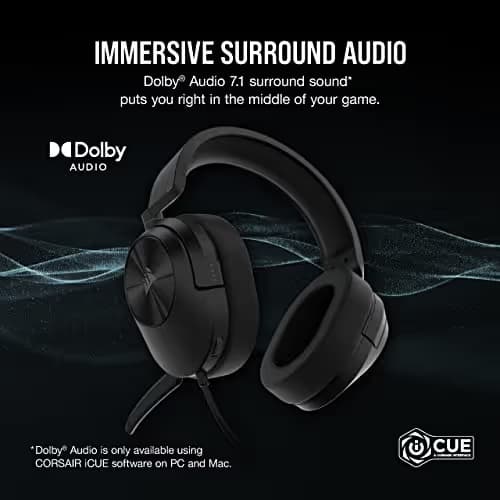 Corsair HS55 SURROUND 7.1 Channel Closed Gaming Headset image