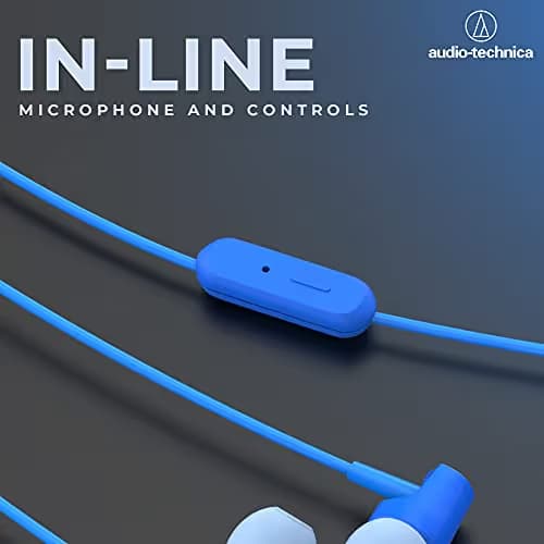 Audio-Technica SonicFuel CLR100iS Closed-Back In-Ear Headphones with Microphone image
