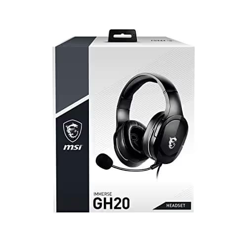 MSI Immerse GH20 Wired Gaming Headset Closed-Back image