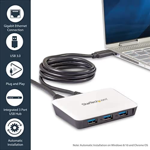 StarTech ST3300U3S Gigabit Ethernet USB 3.2 Gen 1 image