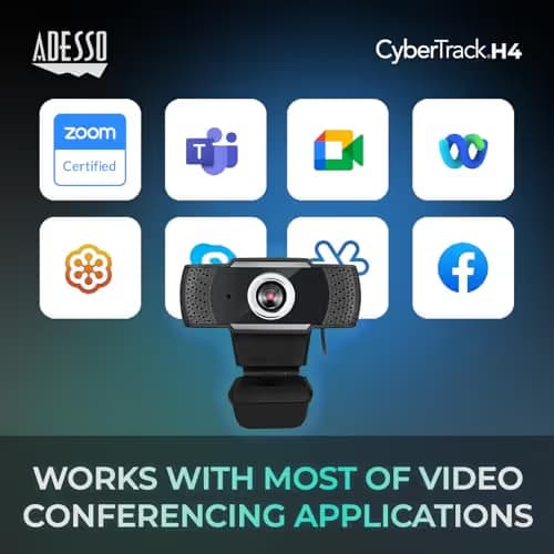 Adesso Cybertrack H4 1080p Webcam image