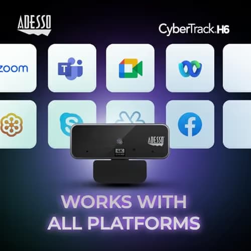 Adesso Cybertrack H6 4K Webcam image