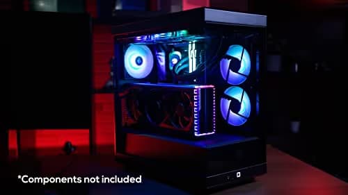 HYTE Y40 ATX Mid Tower Black Tempered Glass image