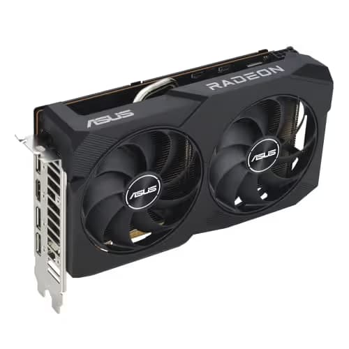 ASUS Dual Radeon RX 7600 V2 OC Edition 8GB GDDR6 Graphics Card image