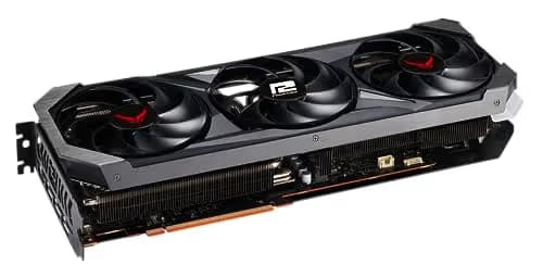 PowerColor Fighter Radeon RX 7700 XT 12GB GDDR6 PCI Express 4.0 x16 ATX Video Card RX7700XT 12G-F/OC image
