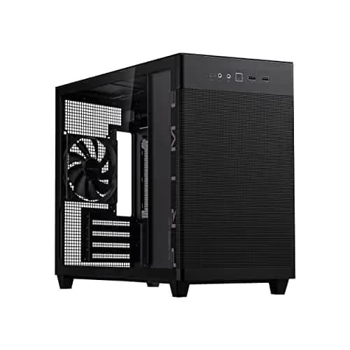Asus Prime AP201 Micro ATX Mini Tower Black Tempered Glass main image