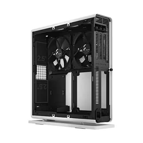 Fractal Design Ridge PCIe 4.0 Mini-ITX Tower White Mesh Side Panel, USB 3.2 Gen 2 Type-C, USB 3.2 Gen 1 Type-A image