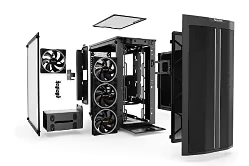 be quiet! Pure Base 500 FX ATX Mid Tower Black Tempered Glass Side Panel image