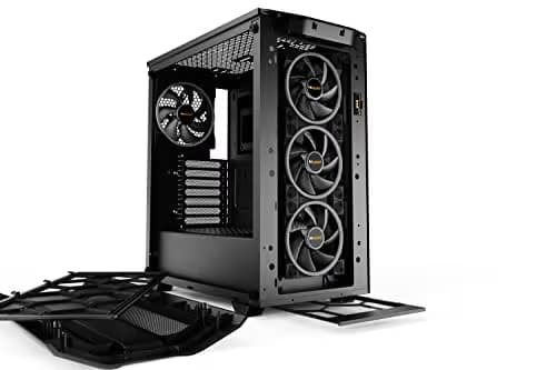 be quiet! Pure Base 500 FX ATX Mid Tower Black Tempered Glass Side Panel image