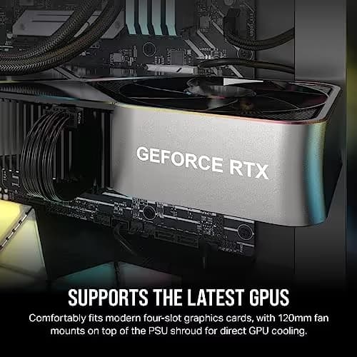 Corsair 3000D ATX Mid Tower Black RGB AIRFLOW Tempered Glass image