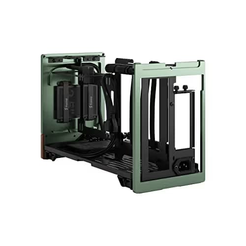 Fractal Design Terra Mini-ITX Desktop Green / Brown Mesh Side Panel Front Panel USB 3.2 Gen 2x2 Type-C                                                    USB 3.2 Gen 1 Type-A image