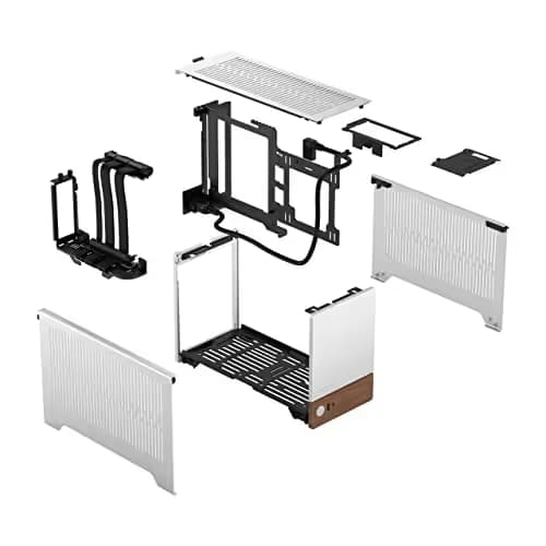 Fractal Design Terra Silver Mini-ITX Small Form Factor PC Case with PCIe 4.0 Riser image