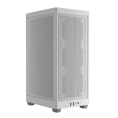Corsair iCUE 2000D RGB AIRFLOW Mini-ITX Mini Tower Computer Case - White image
