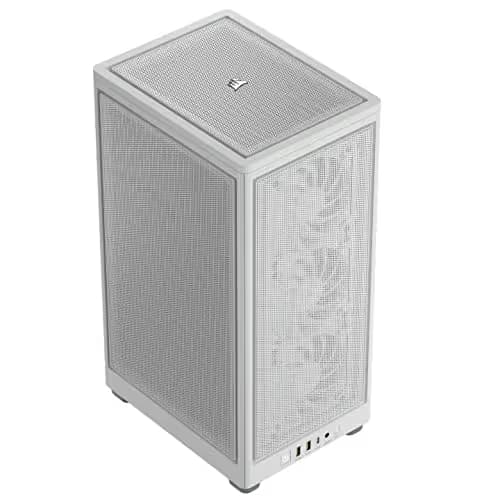 Corsair iCUE 2000D RGB AIRFLOW Mini-ITX Mini Tower Computer Case - White image