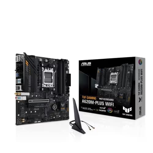 Asus TUF GAMING A620M-PLUS WIFI AM5 DDR5 Micro ATX image