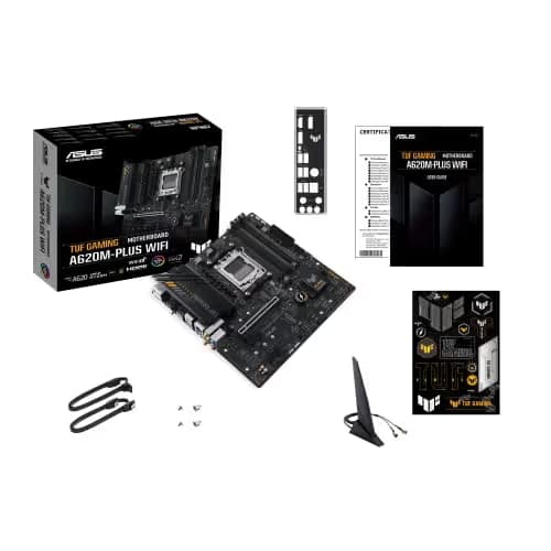 Asus TUF GAMING A620M-PLUS WIFI AM5 DDR5 Micro ATX image