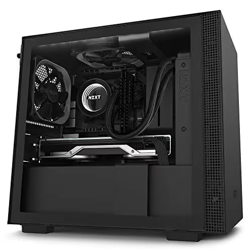 NZXT H210i Mini-ITX Tower White with Tempered Glass Side Panel and USB 3.2 Gen 2 Type-C, USB 3.2 Gen 1 Type-A main image