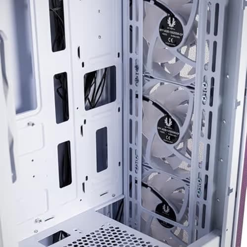 BitFenix Nova Mesh SE ATX Mid Tower White / Purple with Tempered Glass Side Panel and USB 3.2 Gen 1 Type-A image