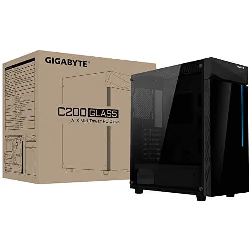 Gigabyte C200 ATX Mid Tower Black Tempered Glass image