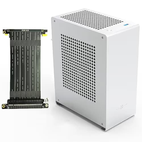 ZZEW A1 Plus Mini-ITX Tower Silver Mesh Side Panel, USB 3.2 Gen 1 Type-A Front Panel, 200 x 114 x 253 mm main image