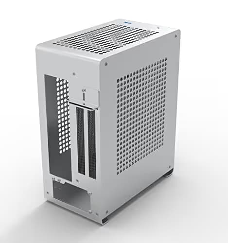 ZZEW A1 Plus Mini-ITX Tower Silver Mesh Side Panel, USB 3.2 Gen 1 Type-A Front Panel, 200 x 114 x 253 mm image