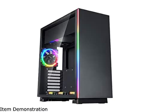 Rosewill PRISM S500 ATX Mid Tower Black Tempered Glass Side Panel image