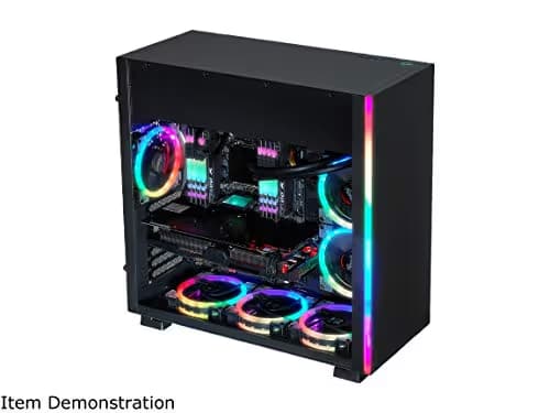 Rosewill PRISM S500 ATX Mid Tower Black Tempered Glass Side Panel image