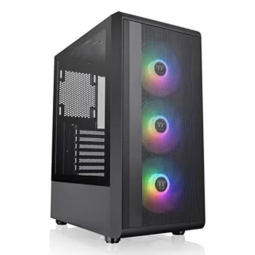 Thermaltake S200 TG ARGB ATX Mid Tower Black Tempered Glass image