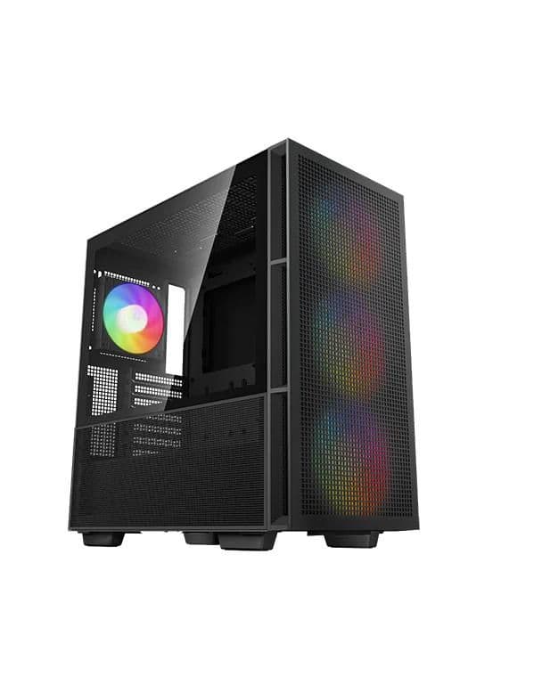 Deepcool CH560 ATX Mid Tower Black Tempered Glass Side Panel image