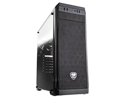 Cougar MX330-G ATX Mid Tower Black with Tempered Glass Side Panel and USB 3.2 Gen 1 Type-A / USB 2.0 Type-A main image