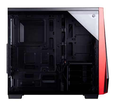 Corsair Carbide Series SPEC-04 ATX Mid Tower Black / Red with Acrylic Side Panel and USB 3.2 Gen 1 Type-A, USB 2.0 Type-A image