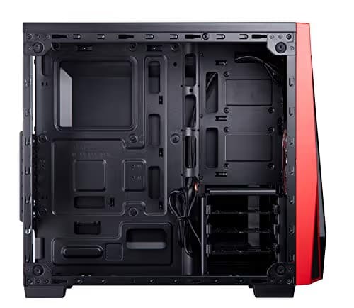 Corsair Carbide Series SPEC-04 ATX Mid Tower Black / Red with Acrylic Side Panel and USB 3.2 Gen 1 Type-A, USB 2.0 Type-A image
