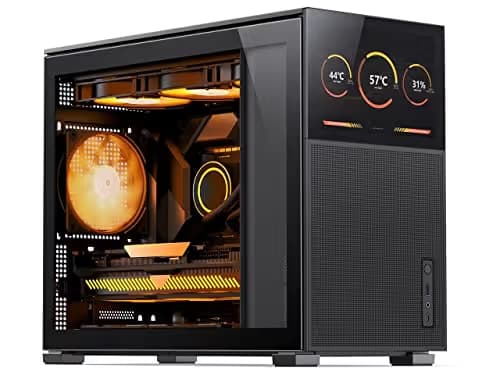 Jonsbo D31 MESH MicroATX Mini Tower Black Tempered Glass Side Panel main image