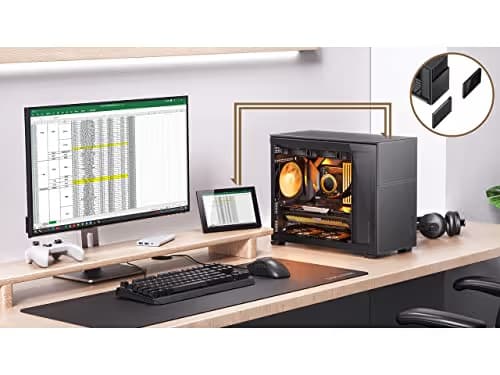 Jonsbo D31 MESH MicroATX Mini Tower Black Tempered Glass Side Panel image