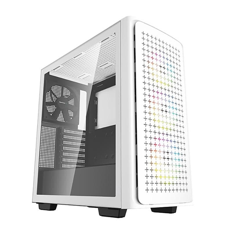 Deepcool CK560 ATX Mid Tower White/Black Tempered Glass Side Panel image