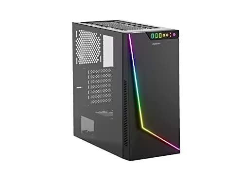 GAMDIAS ARGUS M1 ATX Mid Tower Black Tempered Glass Side Panel main image