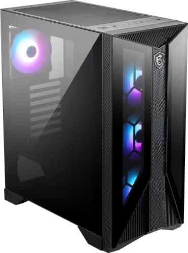 MSI MPG GUNGNIR 120R ATX Mid Tower Black with Tempered Glass Side Panel and USB 3.2 Gen 2x2 Type-C USB 3.2 Gen 1 Type-A image