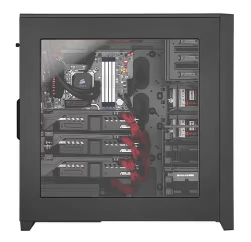 Corsair Obsidian Series 750D ATX Full Tower Black with Acrylic Side Panel and USB 3.2 Gen 1 Type-A USB 2.0 Type-A Front Panel image