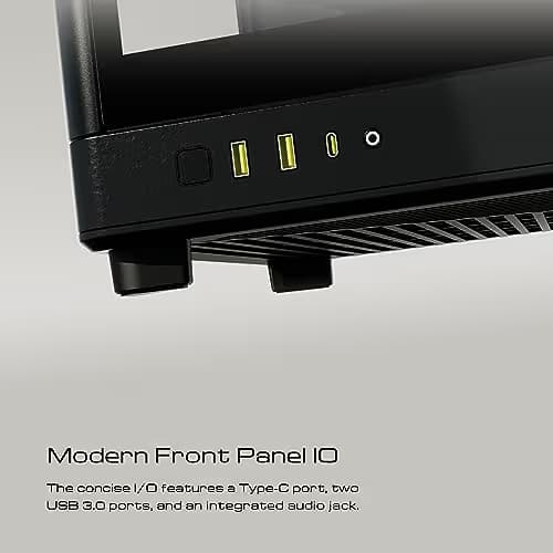 GAMDIAS NESO P1 ATX Full Tower Black Tempered Glass Side Panel image