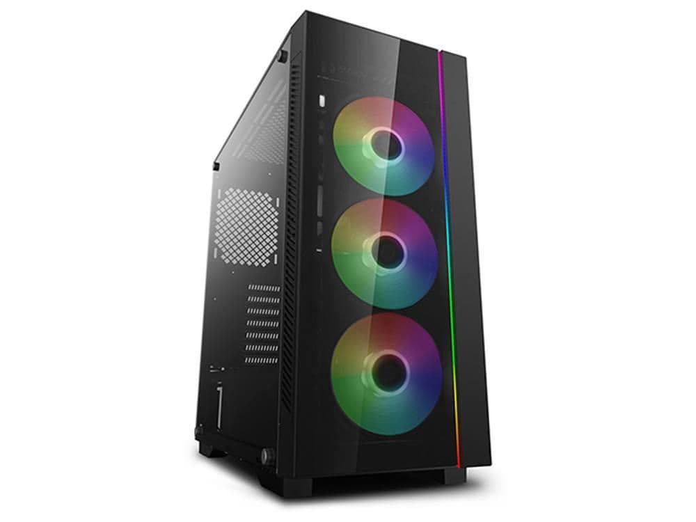 Deepcool MATREXX 55 V3 ADD-RGB 3F ATX Mid Tower Black Tempered Glass Side Panel image