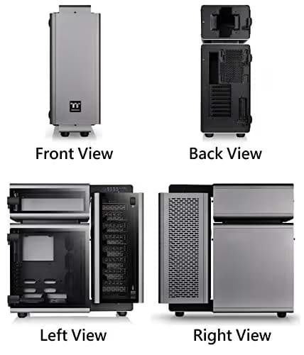 Thermaltake Level 20 ATX Full Tower Black / Silver Tempered Glass Side Panel image