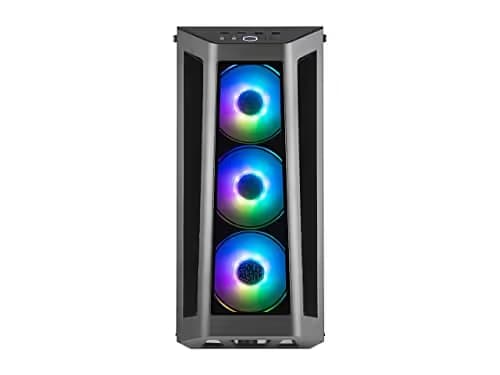 Cooler Master MasterBox MB530P ATX Mid Tower Black Tempered Glass Side Panel USB 3.2 Gen 1 Type-A USB 2.0 Type-A image