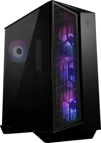 MSI MPG GUNGNIR 111R ATX Mid Tower Black Tempered Glass Side Panel image