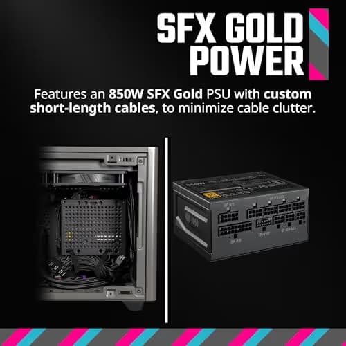 Cooler Master NR200P MAX UK Edition Mini-ITX Tower Black Tempered Glass image