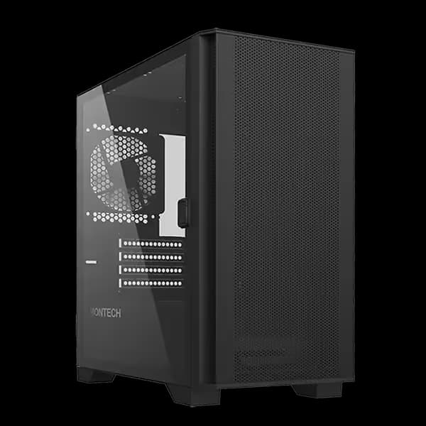 Montech AIR 100 LITE Micro ATX Mid Tower Black Tempered Glass image
