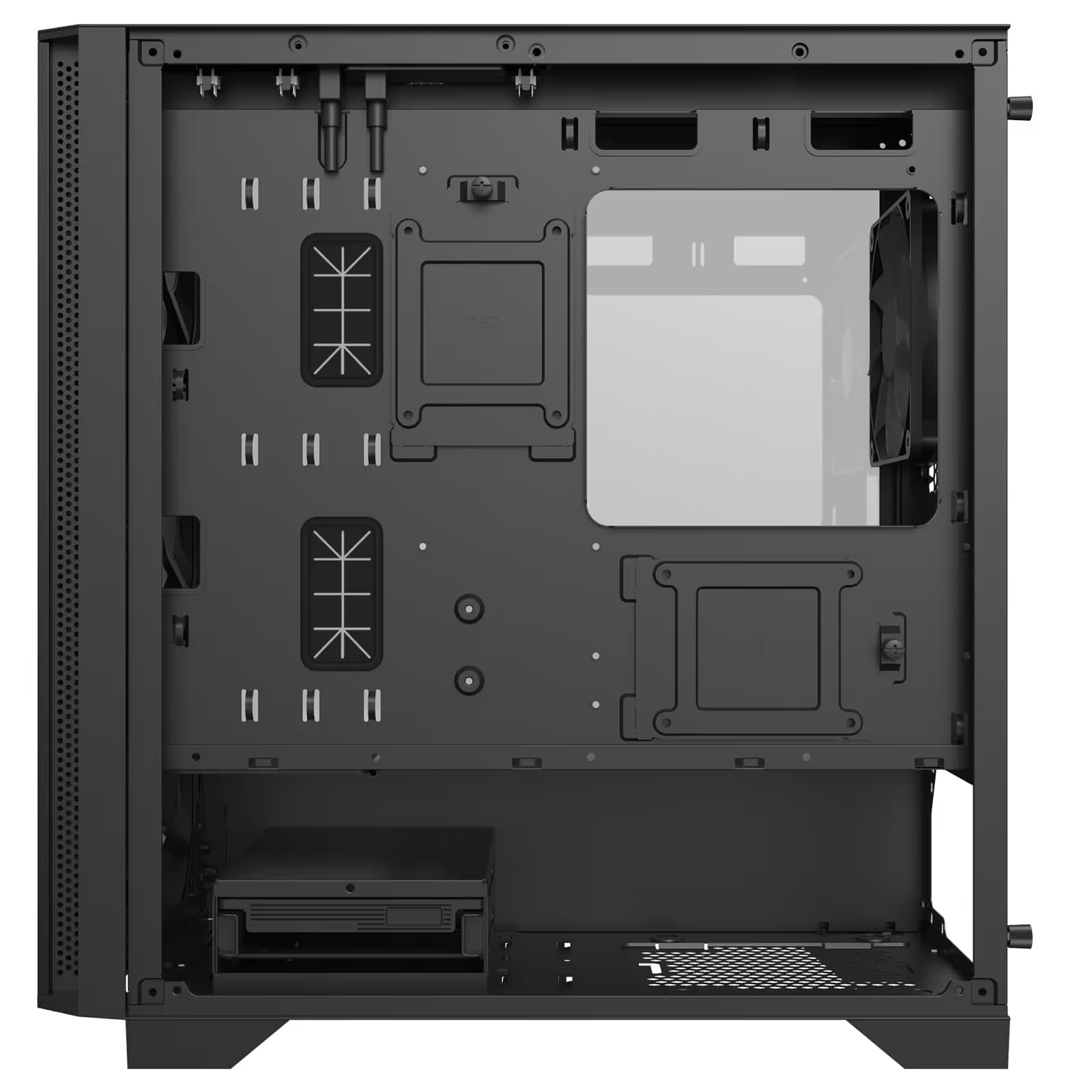 Montech AIR 100 LITE Micro ATX Mid Tower Black Tempered Glass image