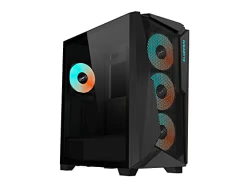 Gigabyte C301 ATX Mid Tower Black Tempered Glass Side Panel image
